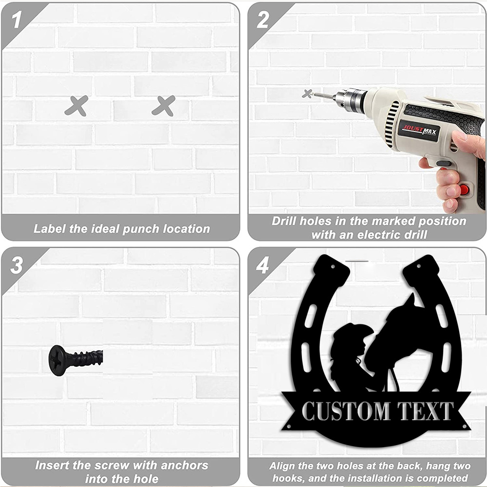 1pc Fashion Customized Horsesh - Eve Party reseña y precio