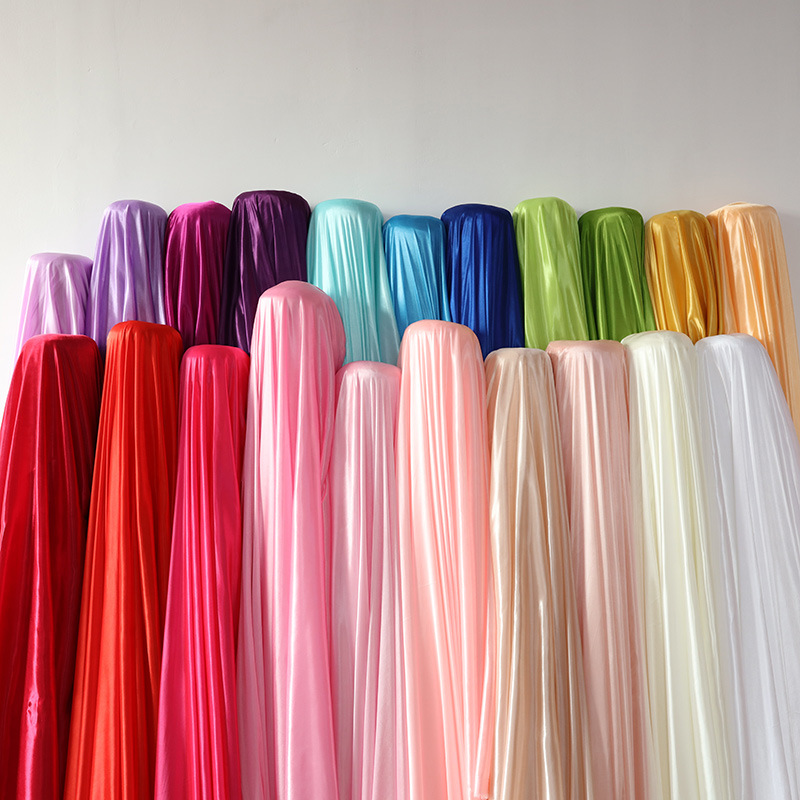 Pearlescent Ice Silk Satin Fab - Event Party reseña y precio