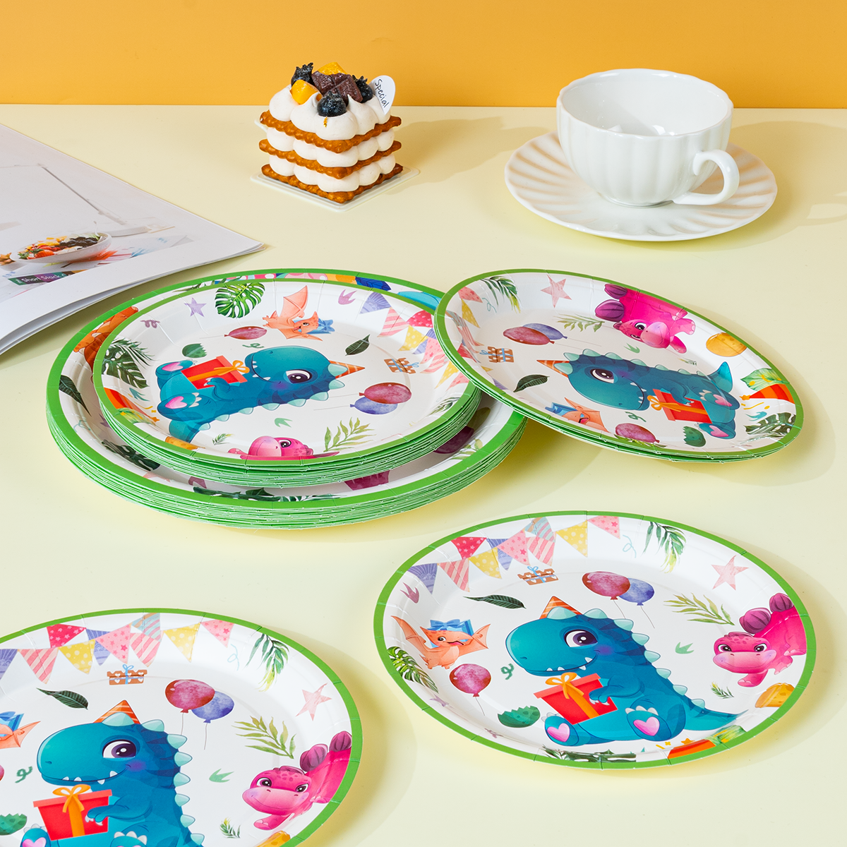 10/25/50Pcs Cute Party Dinosau - Supply Event reseña y precio