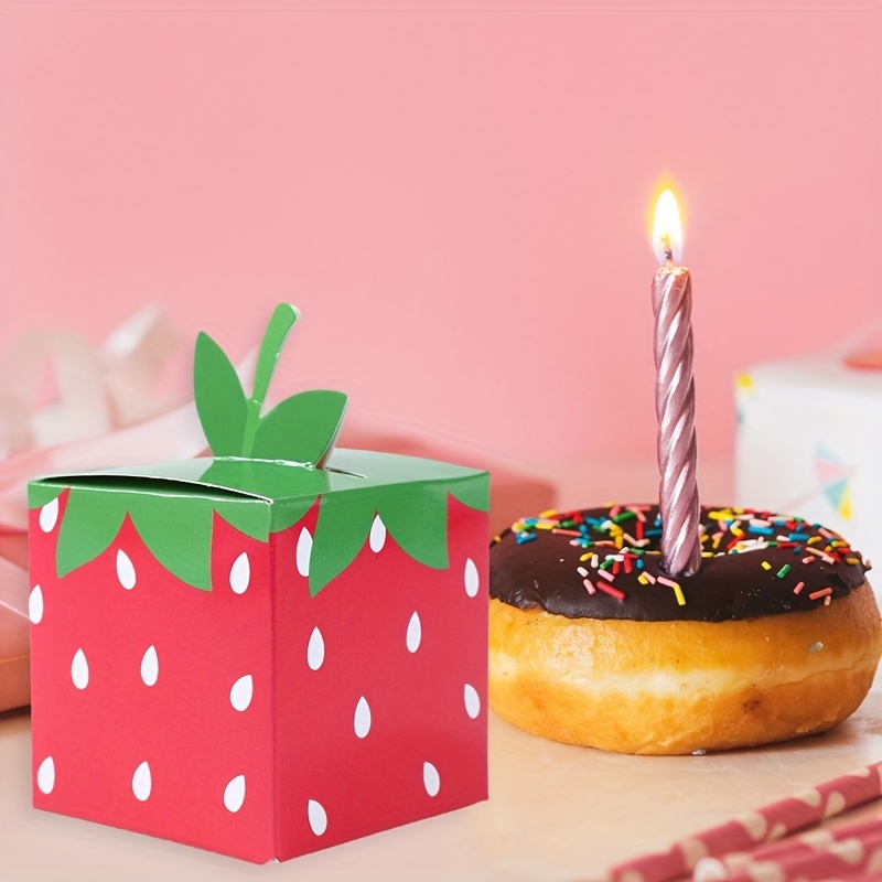 12/24PCS Sweet Fruit Strawberr - Event Party Box reseña y precio
