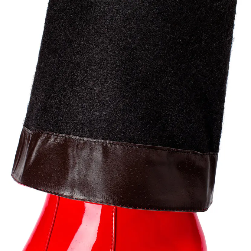 Red White Patent Leather Women - Eve Party reseña y precio