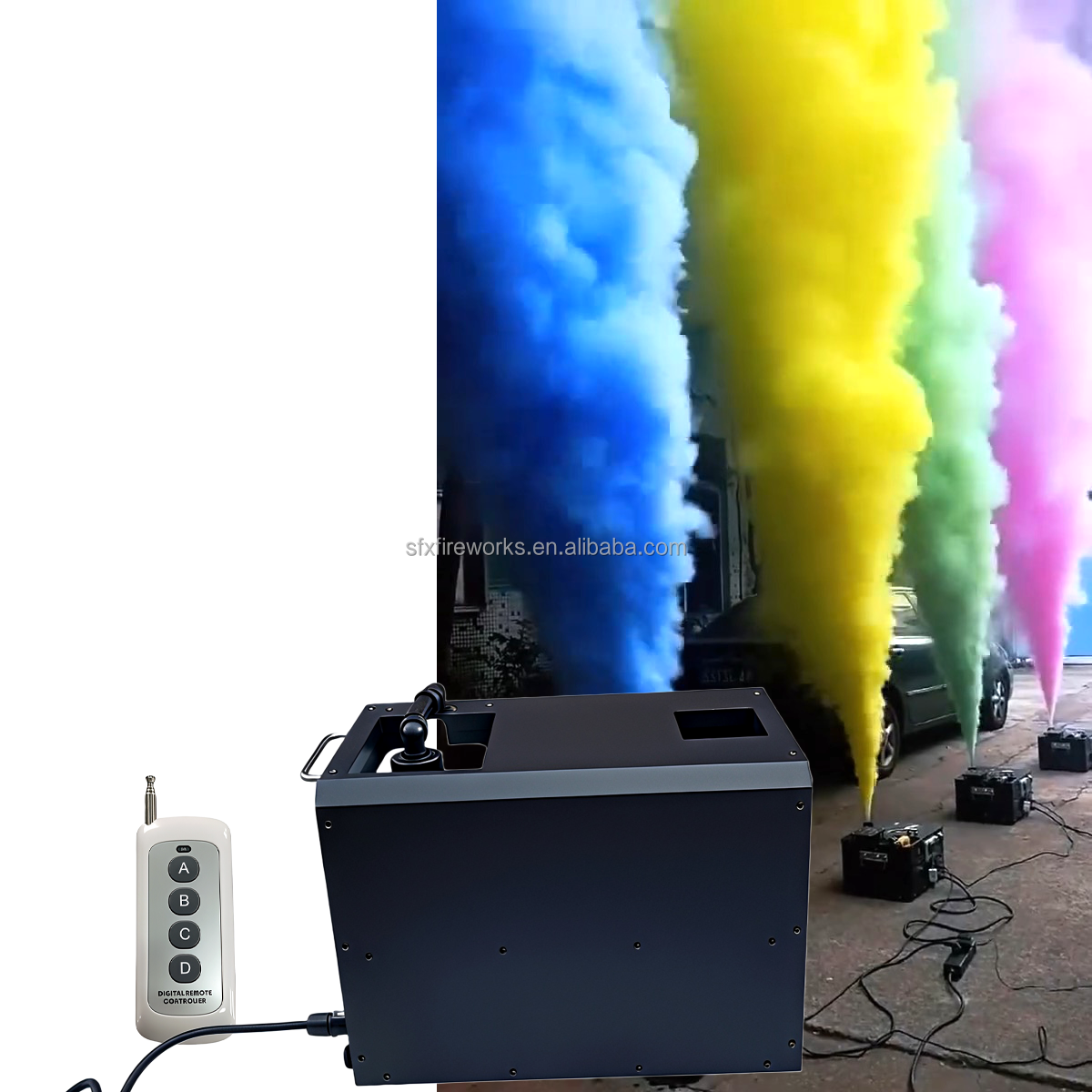 Super Powerful DMX Remote Cont - Confetti Cannon Tube reseña y precio
