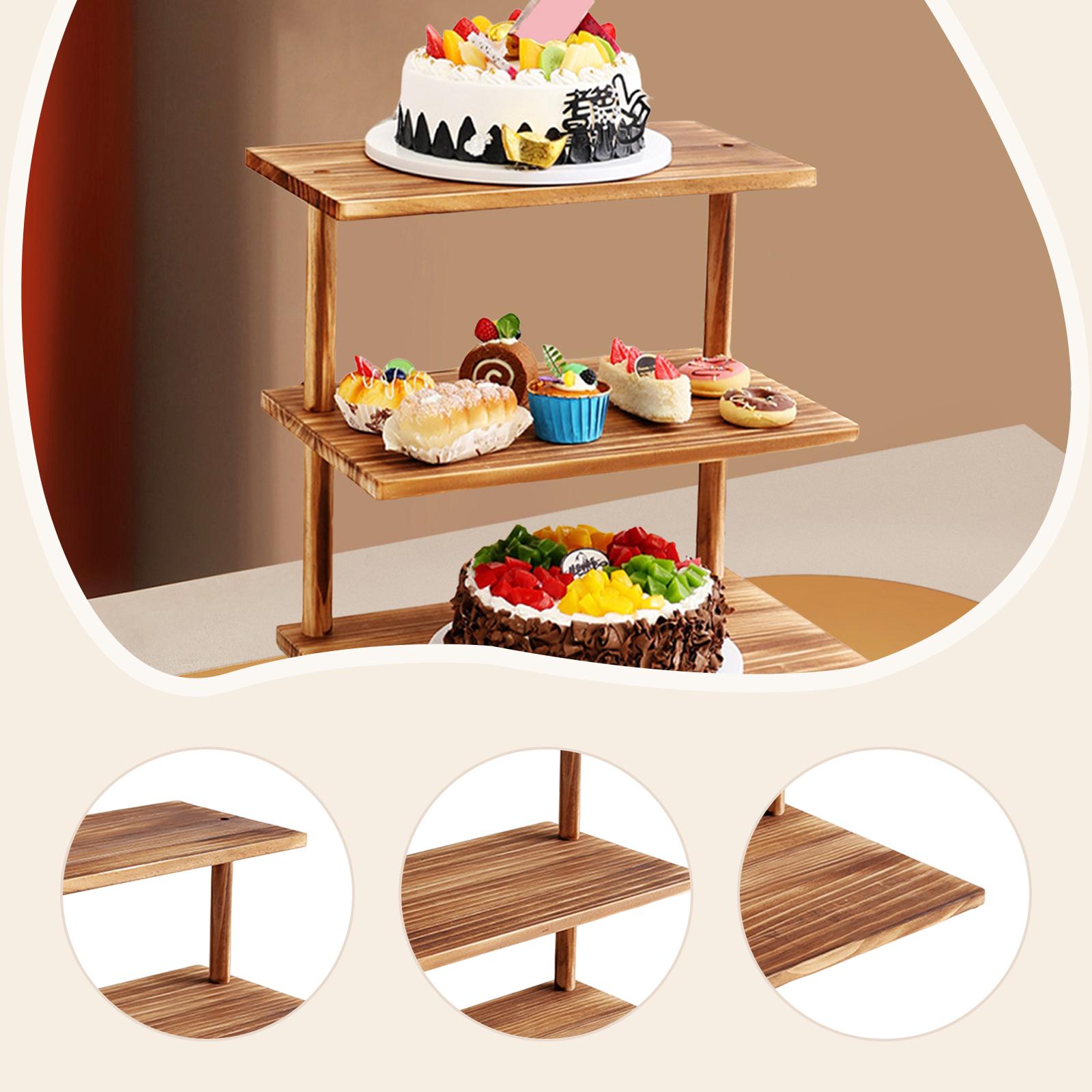 Sturdy 3 Tier Cupcake Stand Wo - Cupcake Stand Tier reseña y precio