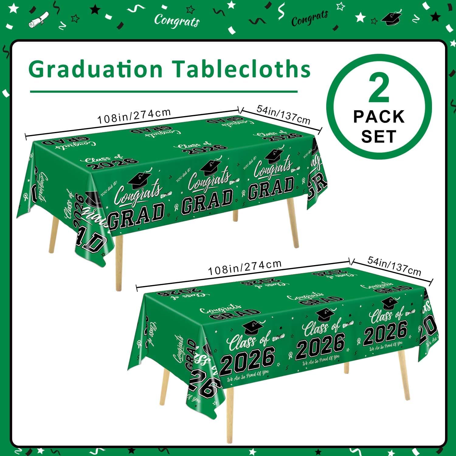 Graduation Decorations 2026, C - Table Cloth Disposable reseña y precio