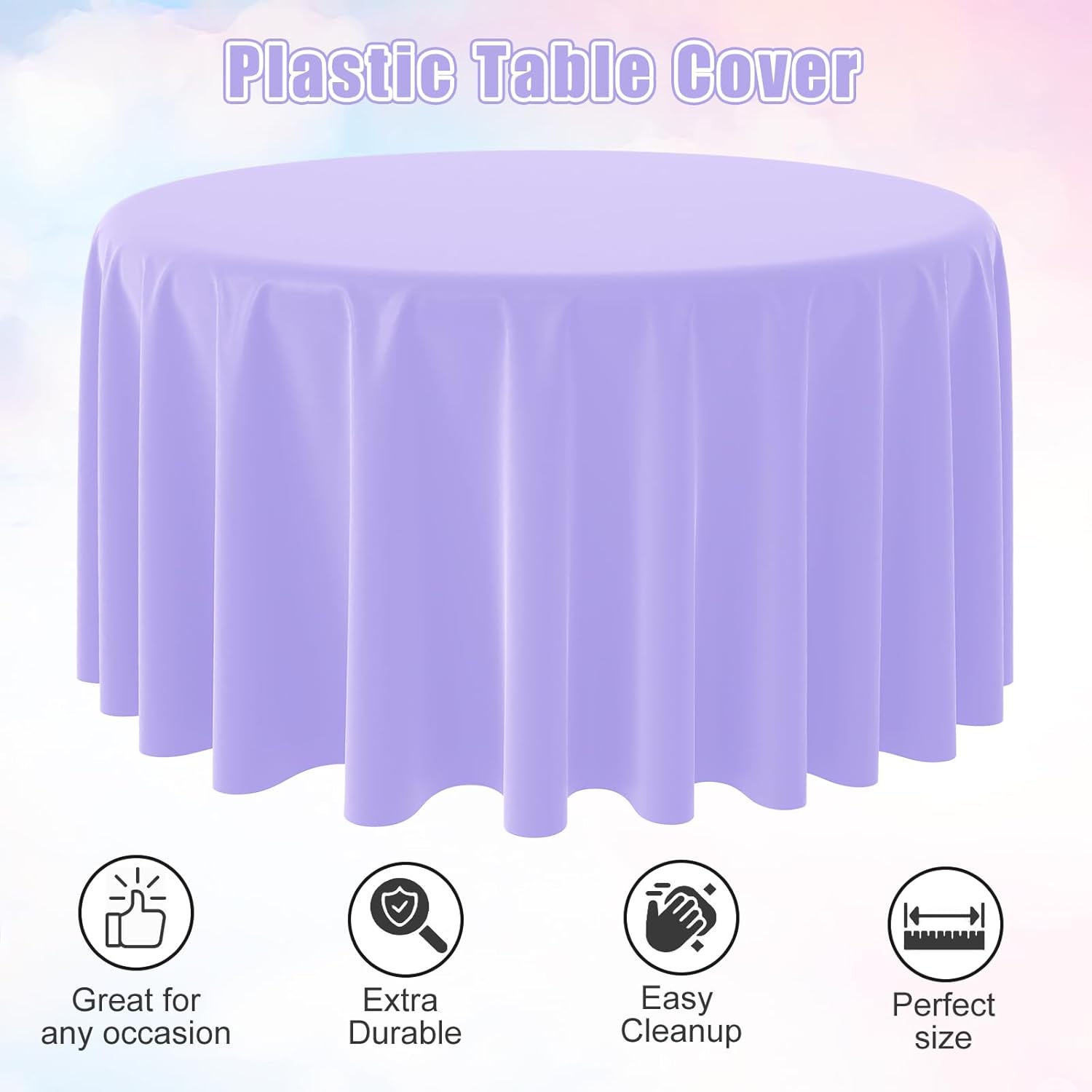 Disposable Round Solid Color T - Table Cloth Disposable reseña y precio