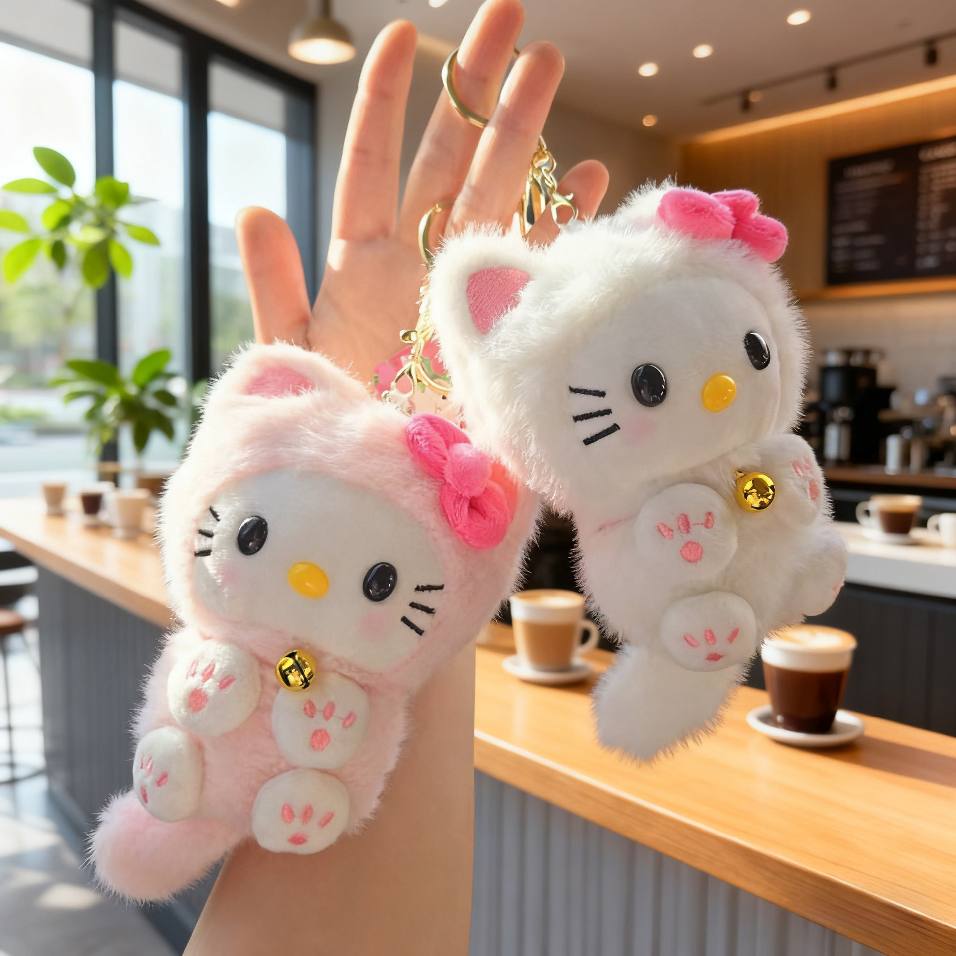 Kawaii HelloKitty Bell Cat Pen - Supply Event reseña y precio