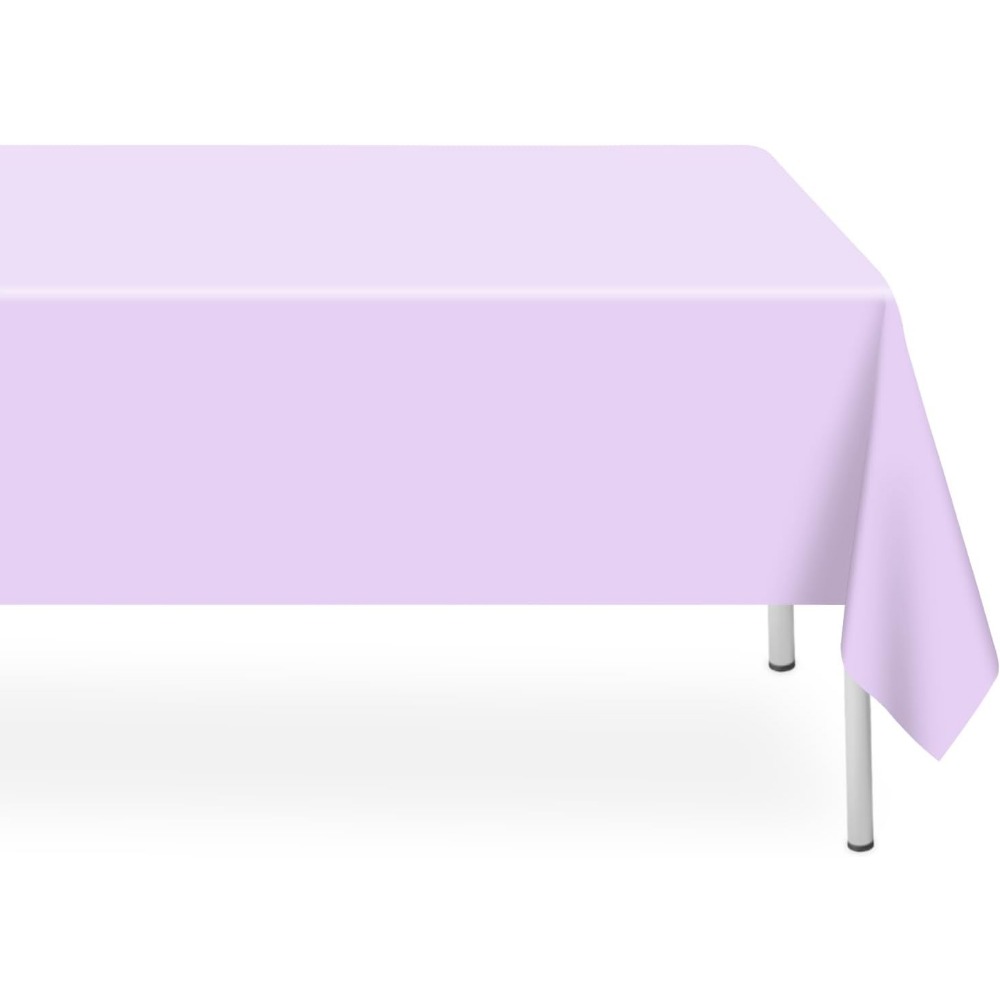 Light Purple Disposable Tablec - Table Cloth Disposable reseña y precio
