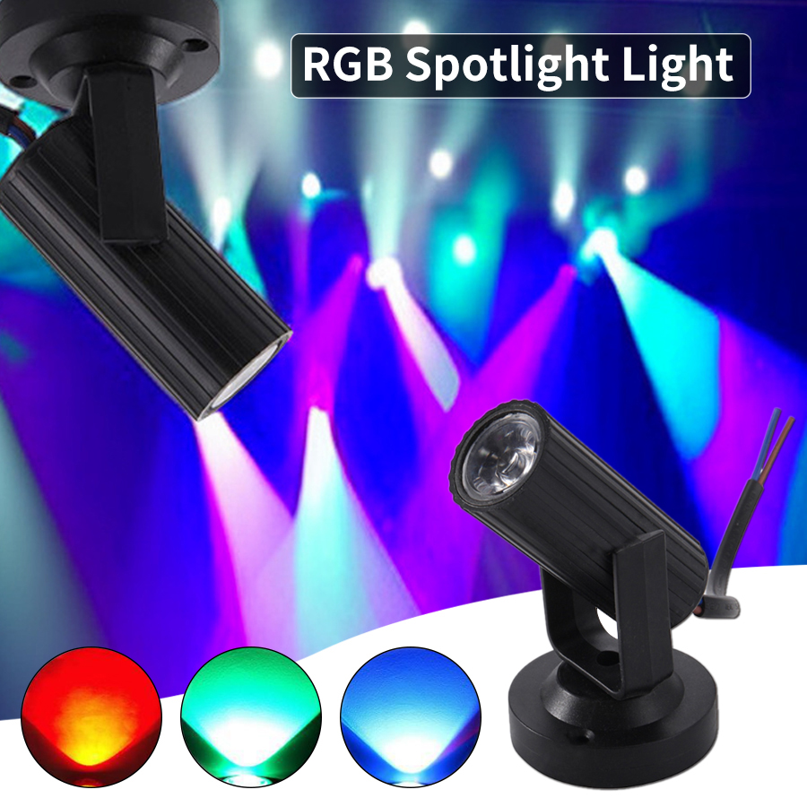 85-265V Mini RGB Spotlight LED - Event Party Dj reseña y precio