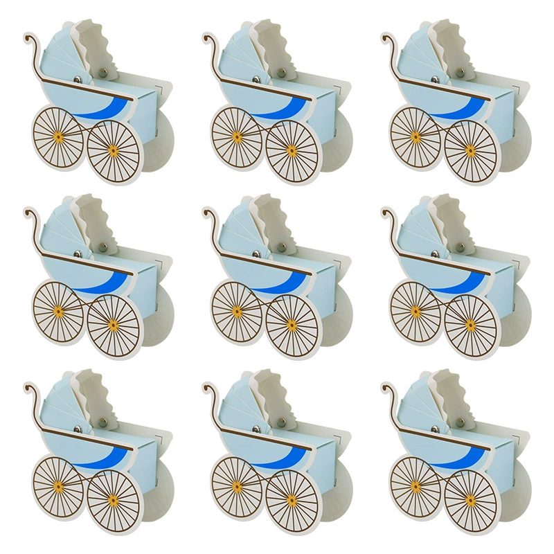 15Pcs Cute Baby Carriage Shape - Event Party Box reseña y precio