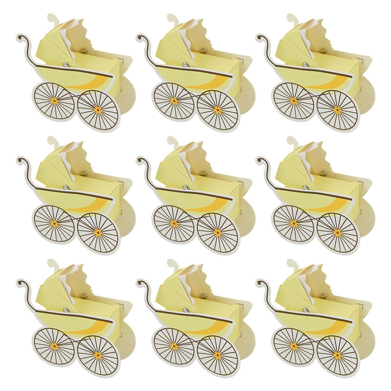 15Pcs Cute Baby Carriage Shape - Event Party Box reseña y precio