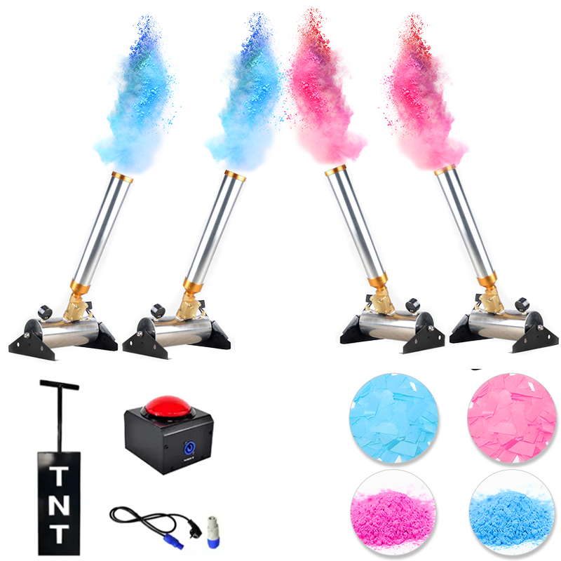 TNT Gender Reveal Electric Can - Confetti Cannon Tube reseña y precio