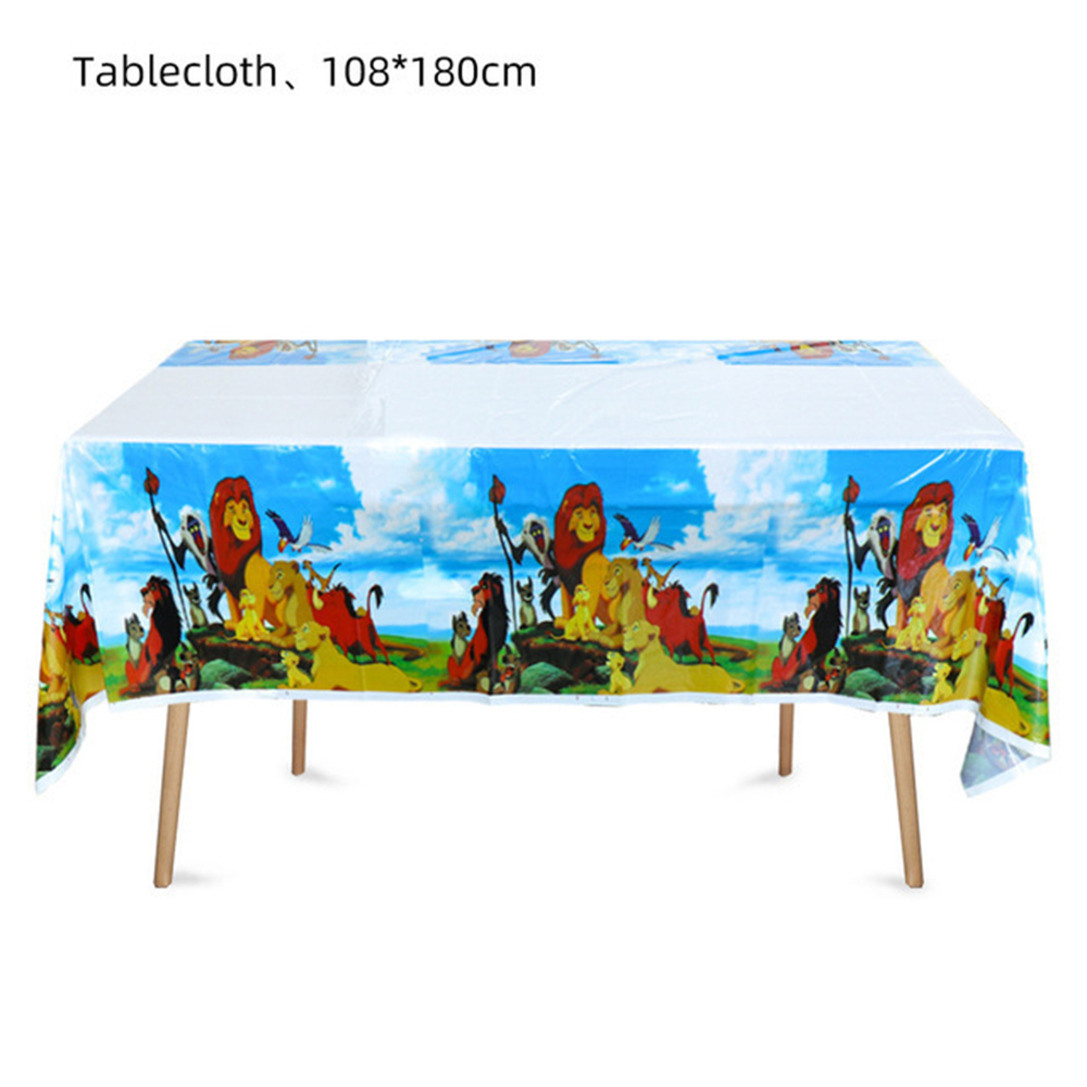 Simba Lion King Tablecloth Bir - Table Cloth Disposable reseña y precio