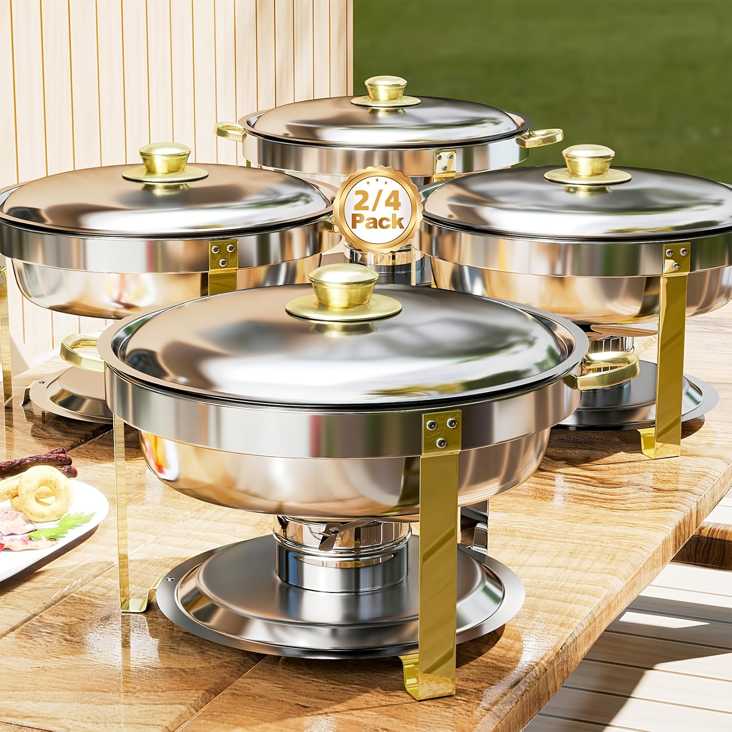 6/9QT Chafing Dishes For Buffe - Event & Party Supply Photos reseña y precio
