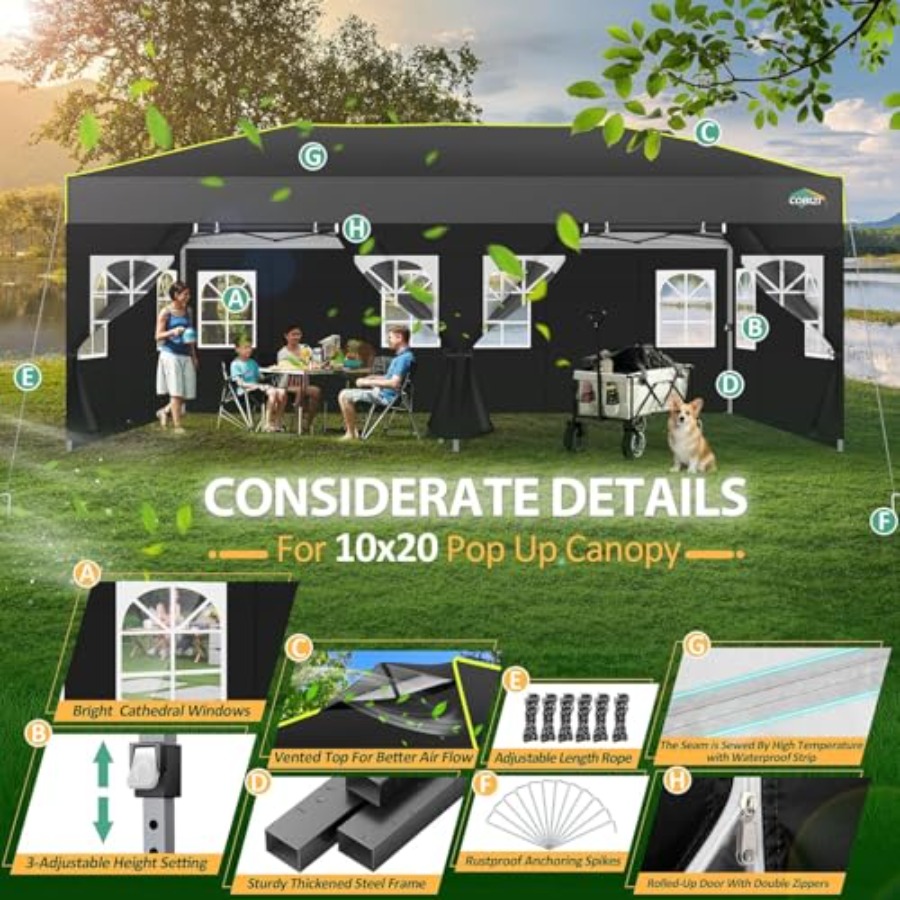 Outdoor event shelter with wat - Event & Party Supply Photos reseña y precio